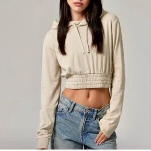 Talentless Boxing Hoodie in Bone